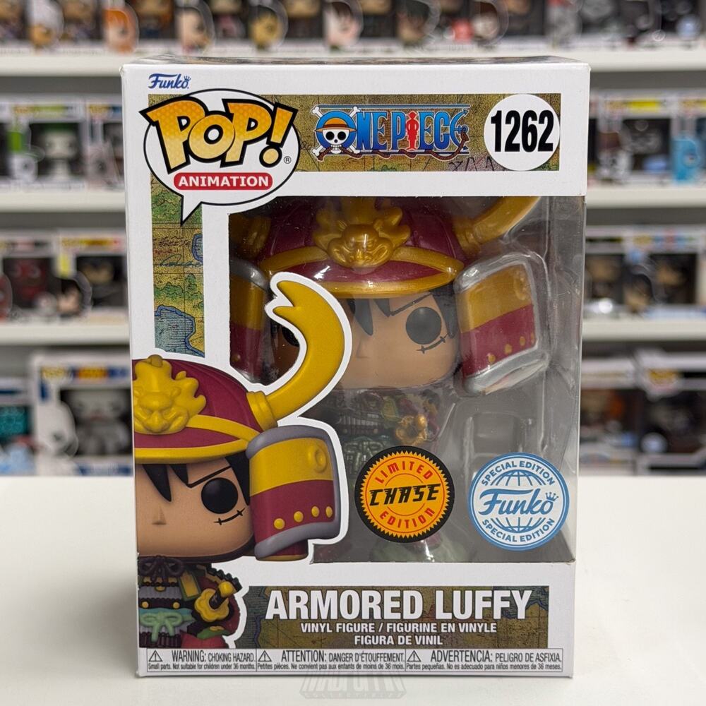 Funko Pop Anime One Piece Armored Luffy Special Edition Chase 1262 Vinyl Figure